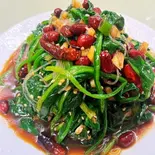 老醋菠菜/老酢ほうれん草(丁記美食城)