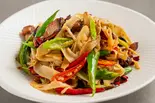 糯米笋炒腊肉,ラーロウとタケノコ炒め,Stir-Fried Cured Pork with Bamboo Shoots（麻布十川）