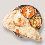 バターチキンカレーセット(Butter chicken curry set)（ナマステ タージマハル NAMASTE TAJMAHAL 東豊中店）