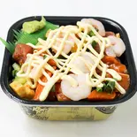 バラエビマヨ丼(海鮮茶漬け&海鮮丼940円~ 尼の丼丸 西長洲店)