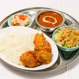 唐揚げカレーセット(Fried chicken curry set)（ナマステ ネパール 板橋本町店）