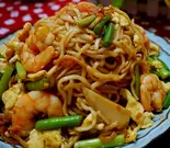 上海焼きそば（居酒屋万）