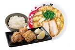 鶏じゃんラーメン唐揚げ(3個)ライスセット（ラーメンまこと屋 尼崎次屋店）