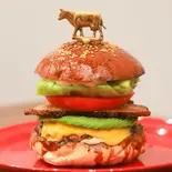 【人気No.3】ベーコンアボカドチーズバーガー(Golden Gate Burger)