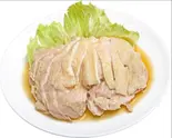 蒸し鶏のネギソース(口福 食彩雲南 過橋米線)