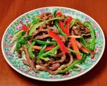 チンジャオロース Green Pepper Steak（龍興楼）