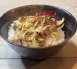 ネギチャーシュー丼（和風魚介出汁創作麺処後関）