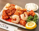 甘辛エビダッカンジョン(新大久保韓国横丁 チキン屋)