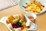 【フルーツ添え】魅惑のフレンチトースト＆ミニふわとろオムライス ～Fruit french toast with Mini omelet rice～（オムライスとフレンチトーストの店 たまごの島）
