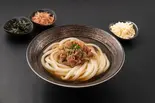 (温)黒毛和牛の極太おうどん～たぬき～（黒毛和牛のおうどん 讃岐屋 新宿歌舞伎町店）