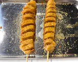 麺筋串揚げ2本（蜀王砂鍋マーラータン）