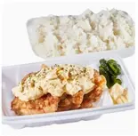 とりから南蛮弁当(3個入り)sweet sauce fried chicken 3pieces tartar sauce with race（鹿島田あげもん屋ぶんご）
