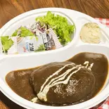 ハンバーグステーキ デミグラスソース（マカロニ キッチン）