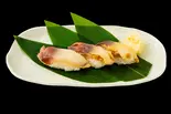 ホッキ貝三貫（おたる亭 出前寿司）