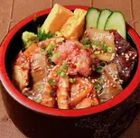 海鮮づけ丼 Pickled Seafood Rice Bowl（かねせい）
