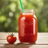 トマトジュース(食塩無添加・トマト100%)100% Tomato juice（スムージー＆タコライス 農Cafe and Marche(農カフェアンドマルシェ)東新宿店）