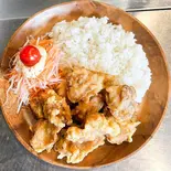 ダブルからあげライス Double fried chicken rice(サンバカレー)