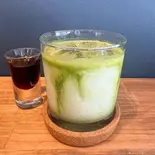 抹茶ラテ Ice(Eggpresso)