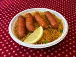 ソーセージビリヤニ Sausage Biryani（エベレストキッチン 川崎榎町店）