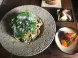 フーチバー(沖縄よもぎ)のジュノベーゼ（沖縄食材×バル YANBARU）