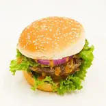 ビーフハンバーガー/Beef Hamburger（PRINCE FOOD CORNER）
