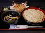 かき揚げ汁うどん（味花）