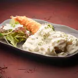 エビフライと自家製タルタルソース（やきとり味頂。）