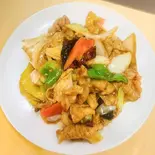 豚モツ四川風炒め（中華料理居酒屋 麻辣伝説）