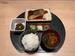 銀たら漬け焼定食（炭焼き かどた）
