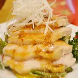蒸し鶏葱ソース（菜彩厨房）