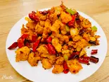 揚げピリ辛炒め(中華料理 宮)