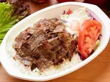 ビーフケバブライス Beef Kebab with Rice（EFLIF KEBAB 白楽店）