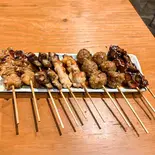 焼き鳥 たれ盛り合わせ 10本（焼き鳥居酒屋チキンハート駒川中野店）