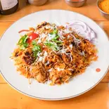 チキンビリヤニセット CHICKEN BIRYANI（東京インドアジアン オリーブ）
