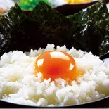 ”純種”黒烏骨鶏の贅沢卵かけごはん（とり鉄 広島本通店）