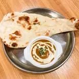 カレーナンセット Curry naan set（MANAKAMANA 千鳥橋店）