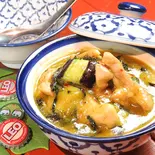【カレー1番人気】 グリーンカレー(ゲーン キョウ ワーン)Chicken Green Curry ( Gaen Kyou Waan)（タイ政府公認 タイ料理 アロイチンチン Thai Style Restaurant Bar Aroi Chin Chin）