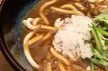 牛肉温玉カレーうどん(醤屋万吉のうどん)