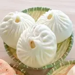 ニラと卵入り肉まん/2個（胖胖 山東面食）