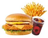 ロコモコスパイシーチキンフィレバーガーセット（ウェンディーズファーストキッチン 横浜パルナード）