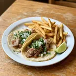 ポテトセット カルニータス(豚)（El Macho tacos）