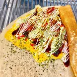 お好み焼き風（クレープ喫茶レピドプテラ）