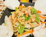 豚耳とエビのサラダ（An An ベトナムキッチン）