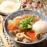 温玉豚汁+ご飯セット（佐藤とん汁店 本店）