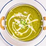 ほうれんそうチキンカレー(Saag chicken curry)（カレーハウス SAMIKSHYA）