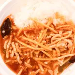 四川風豚肉の細切り丼（味中味）