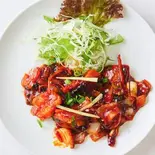 エビチリ Prawn Chilli（インドネパールレストランサパナ）