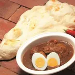 チキンエッグカリー&ナン Chicken Egg Curry with Naan(RajaVetta 池尻店)