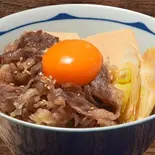 和牛すき焼き丼(大)Wagyu beef sukiyaki bowl (large)(仙台ホルモン焼肉酒場ときわ亭高田馬場店)