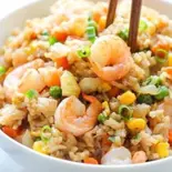 エビ焼き飯 Shrimp fried rice（ゴクルインドレストラン福大前Gokul Indianrestaurant）